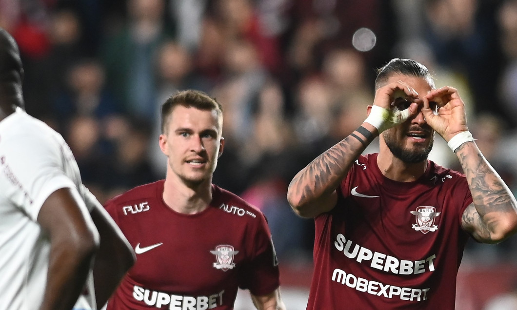 FOTBAL:RAPID BUCURESTI-CFR CLUJ, PLAY OFF SUPERLIGA SUPERBET (1.05.2023)