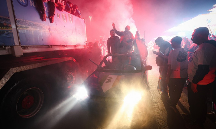 Festa scudetto, Napoli campione d'Italia - La festa a Napoli