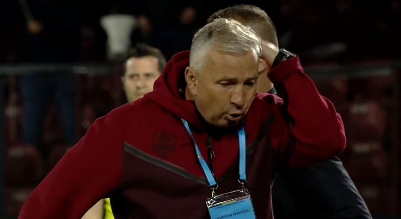 Dan Petrescu, un car de nervi! Andrei Ivan, ”iertat” de cartonașul roșu la CFR Cluj - Universitatea Craiova!