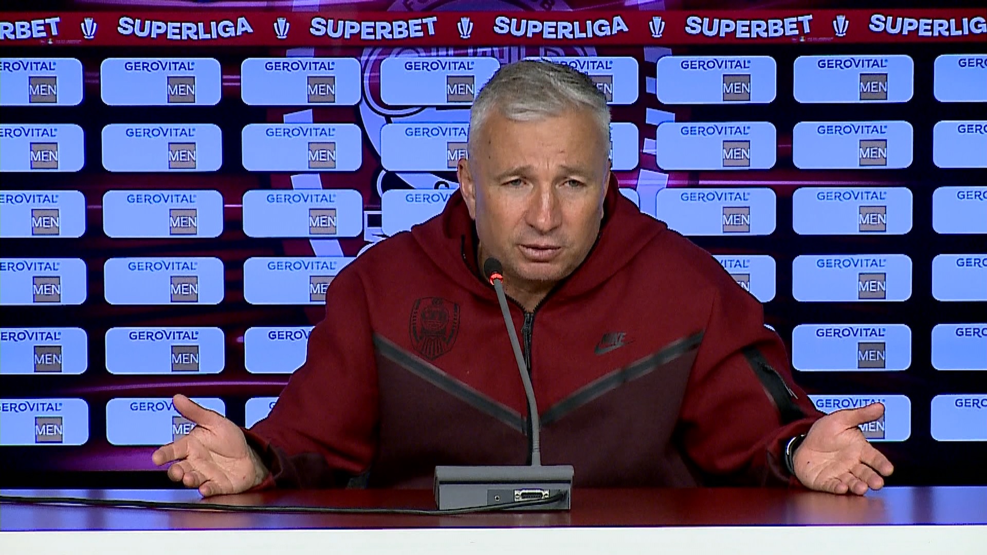 Dan Petrescu acuză arbitrii înaintea partidei cu Farul: ”Dacă nu greșeau flagrant poate eram deja campioni”