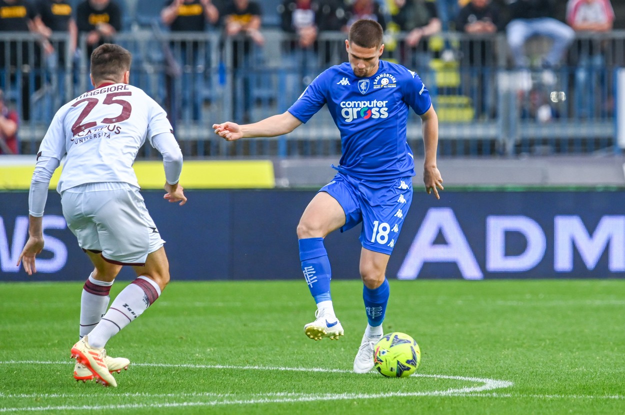 Răzvan Marin, remarcat de italieni, după victoria lui Empoli cu Salernitana. Nota primită de român