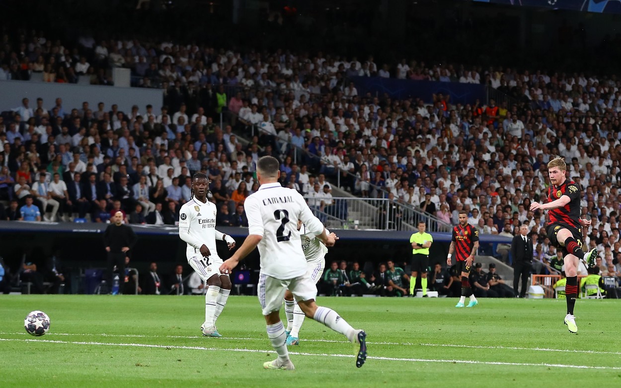 ”Racheta” lui Kevin De Bruyne. Cum a restabilit egalitatea în meciul cu Real Madrid