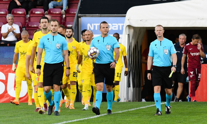 CFR Cluj v Sahtior Soligrosk - UEFA Europa Conference League, Cluj-Napoca, Romania - 11 Aug 2022