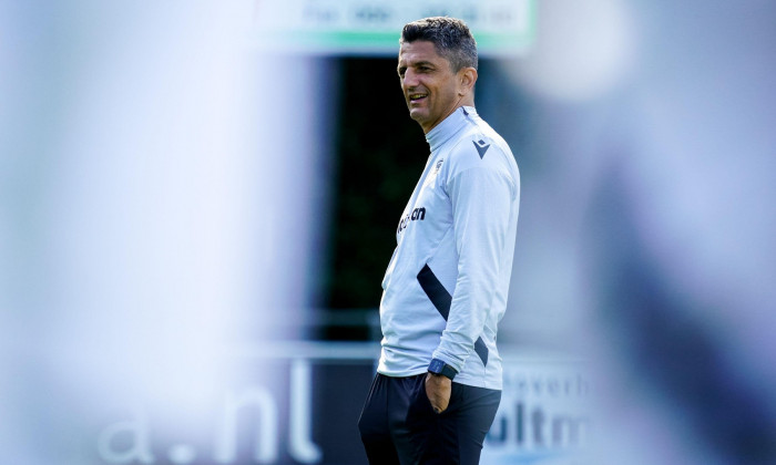 WENUM-WIESEL, NETHERLANDS - JUNE 30: Coach Razvan Lucescu of PAOK Saloniki looks on during a Training Session of PAOK Saloniki at Sportpark Wiesel on June 30, 2022 in Wenum-Wiesel, Netherlands (Photo by Rene Nijhuis/Orange Pictures)