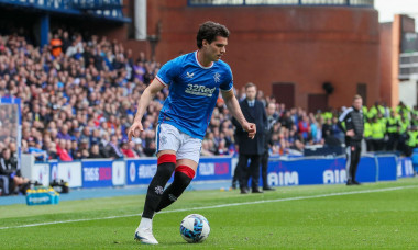 Glasgow, UK. 07th May, 2023. Rangers played Aberdeen at Ibrox Stadium, Glasgow, Scotland, in a Scottish Premiership match. Rangers won 1 - 0 and the winning goal was scored by Todd Cantwell, (Rangers 13) in the 64th minute, with an assist from the Rangers