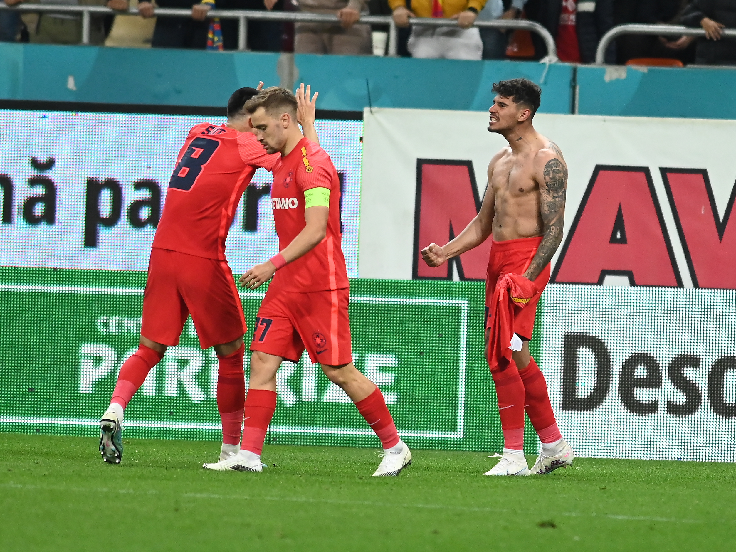 FCSB - CFR Cluj 1-0. ”Roș-albaștrii” s-au apropiat la un punct de Farul, înaintea meciului direct! Ardelenii, ”OUT” din cursa pentru titlu