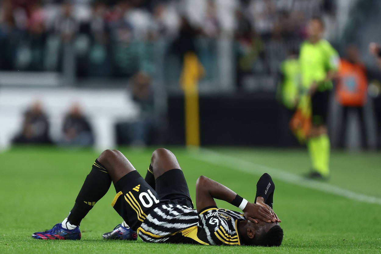 Cel mai ghinionist fotbalist! Paul Pogba n-a mai jucat de doi ani, iar acum s-a accidentat din nou
