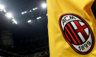 AC Milan logo is seen printed on a corner flag prior the Uefa Champions League football match between AC Milan and Tottenham Hotspur at San Siro stadi