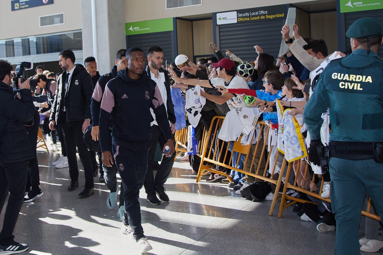 Incident neobișnuit pentru Real Madrid, la sosirea în Anglia, înainte de meciul cu Manchester City