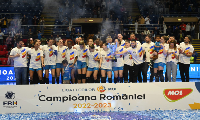 HANDBAL FEMININ:CSM BUCURESTI-CSM SLATINA, LIGA FLORILOR (16.05.2023)