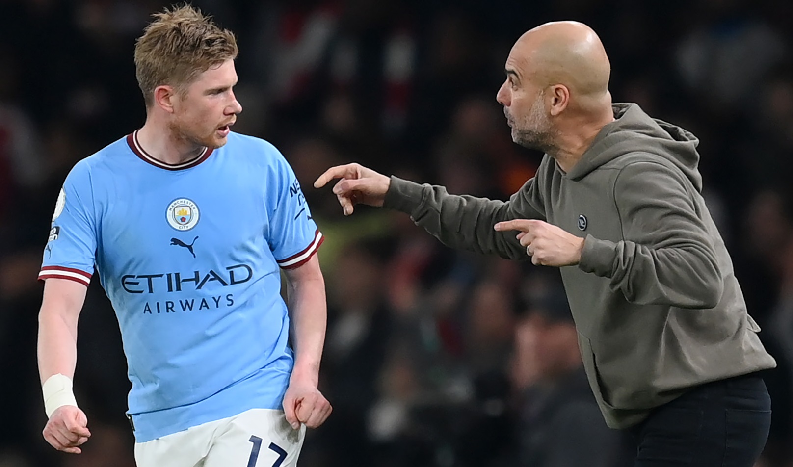 Kevin De Bruyne a urlat la Pep Guardiola chiar în timpul meciului: Taci, taci!. Cum a putut reacționa antrenorul