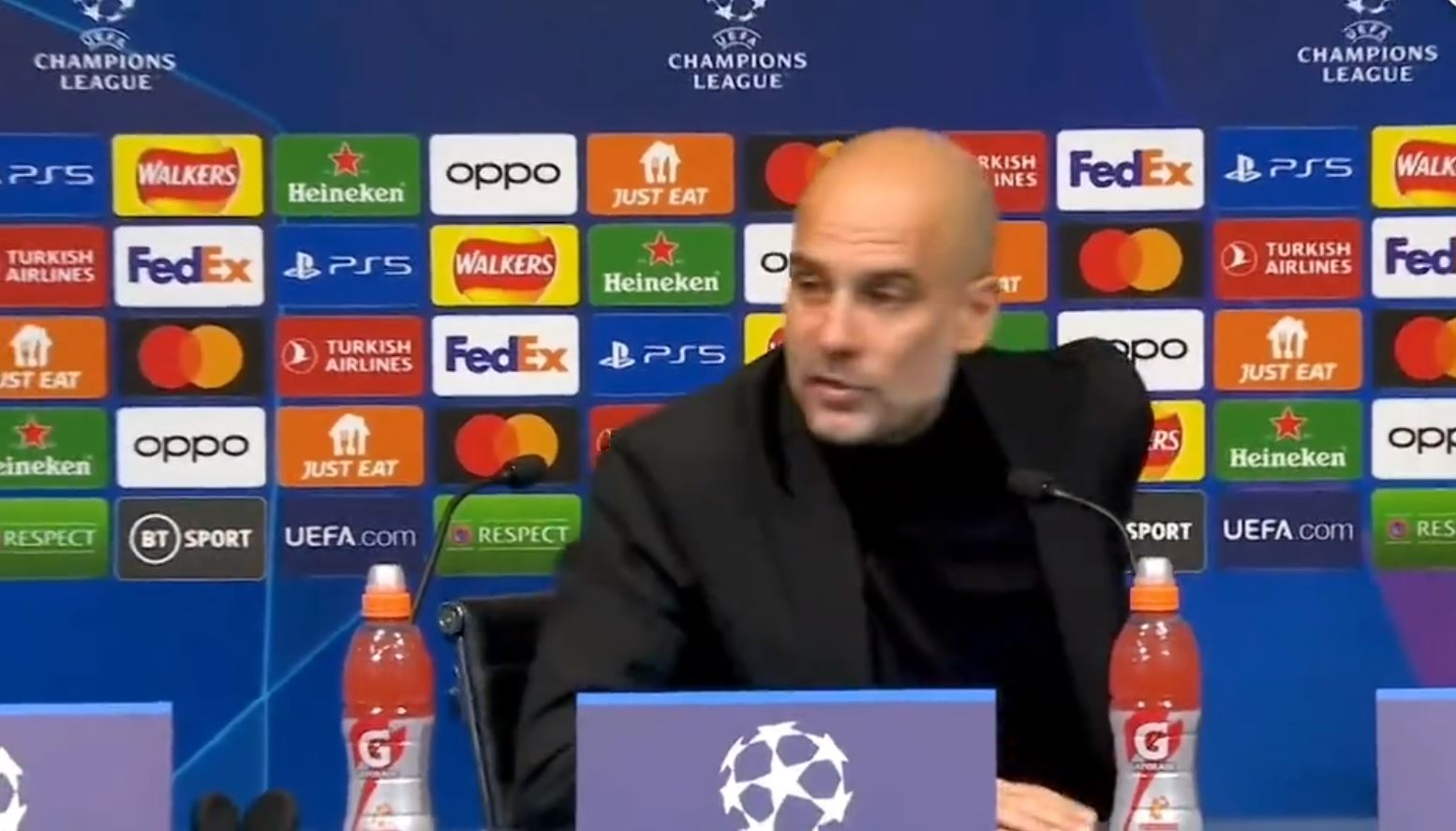 Pep Guardiola, mesaj cu tentă ironică la adresa unui jurnalist prezent la conferința de presă