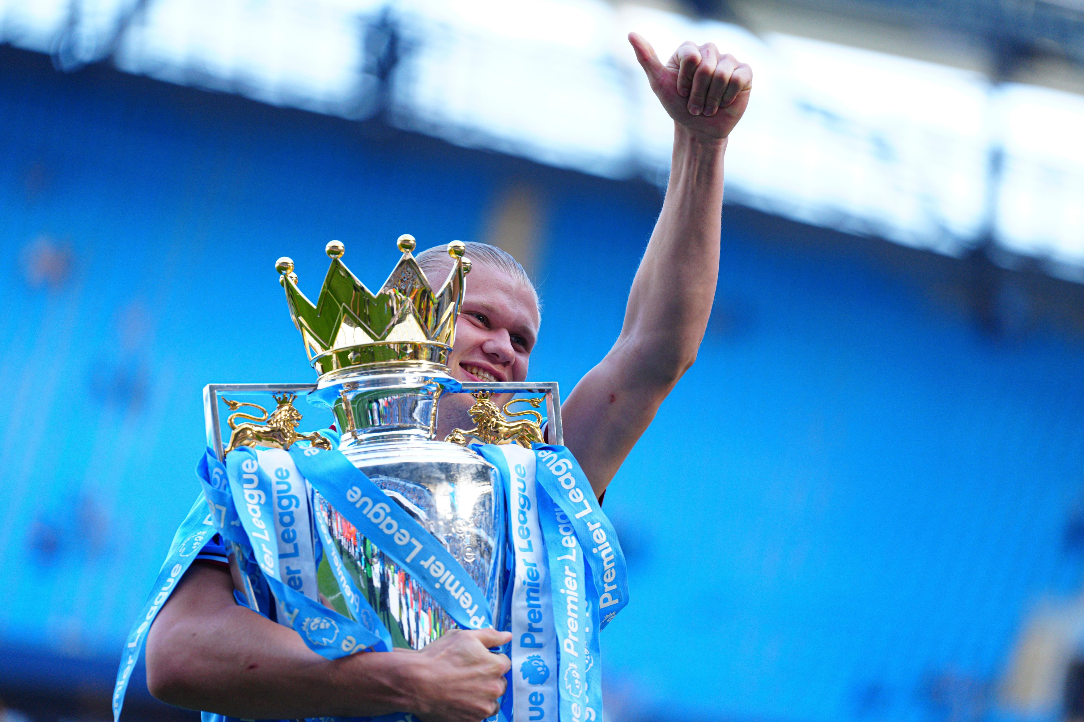 Reacția lui Haaland, după primul său titlu de campion la Manchester City