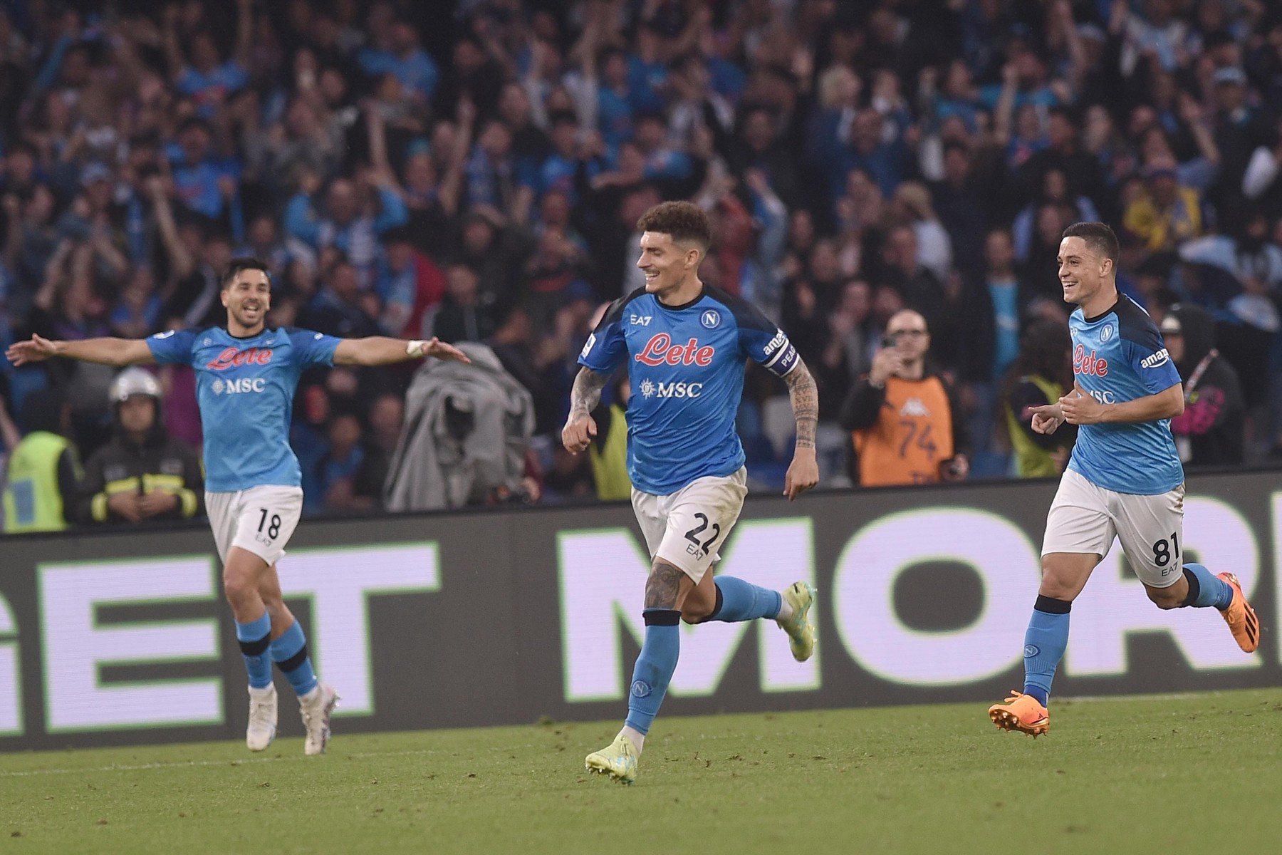 Napoli - Inter 3-1. Campioana Italiei răpune finalista din UEFA Champions League