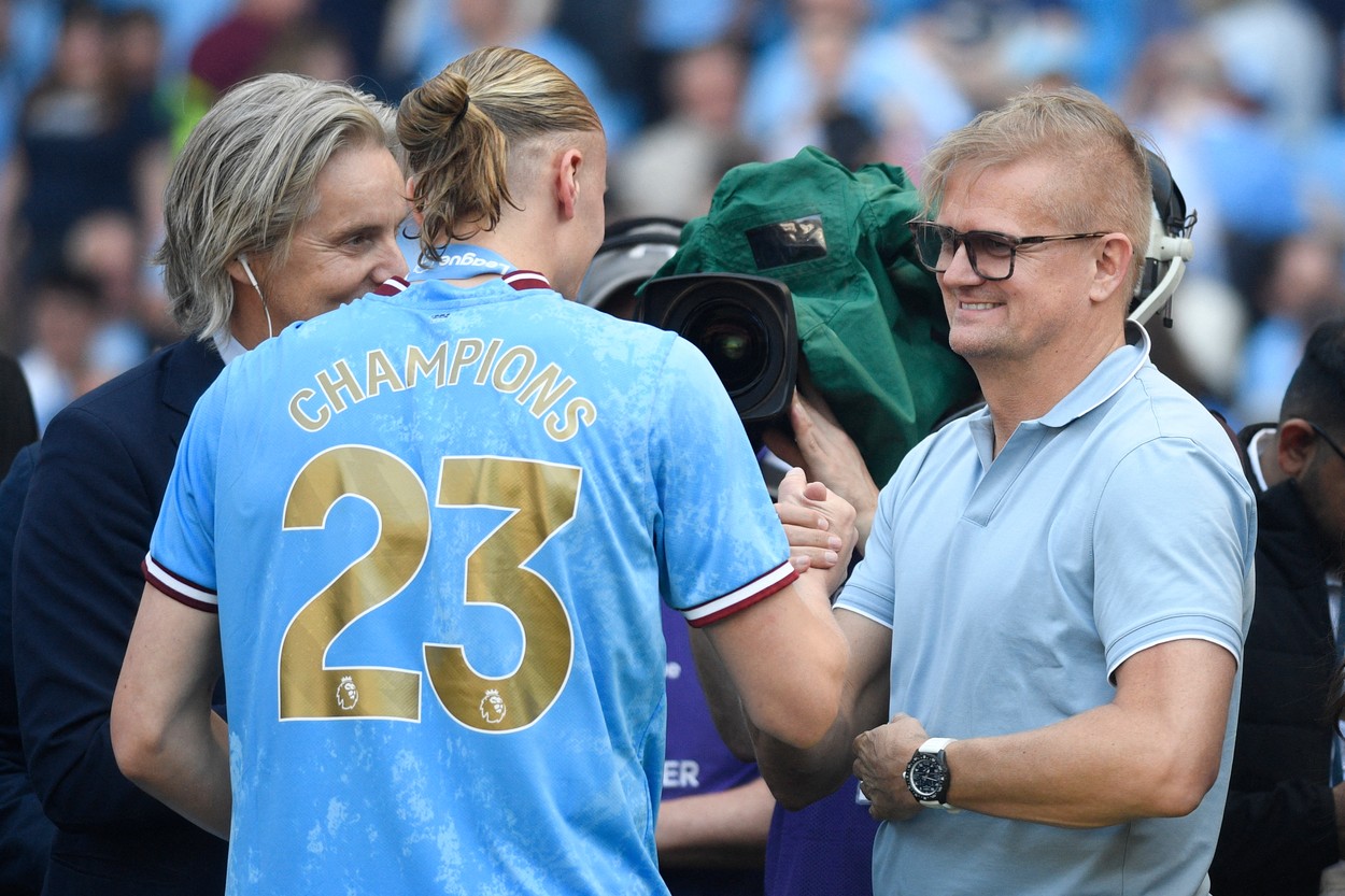 Erling Haaland, mesaj cu dedicație pentru tatăl său, după ce a câștigat titlul cu Manchester City