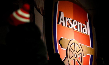 A general view of the Arsenal club badge at the Emirates Stadium, London. Picture date: Wednesday December 15, 2021.