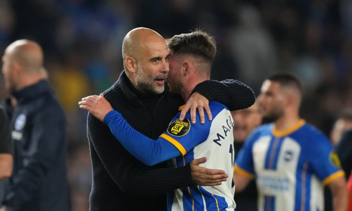 Brighton and Hove Albion v Manchester City, Premier League, Football, Amex Stadium, Brighton, UK - 24 May 2023