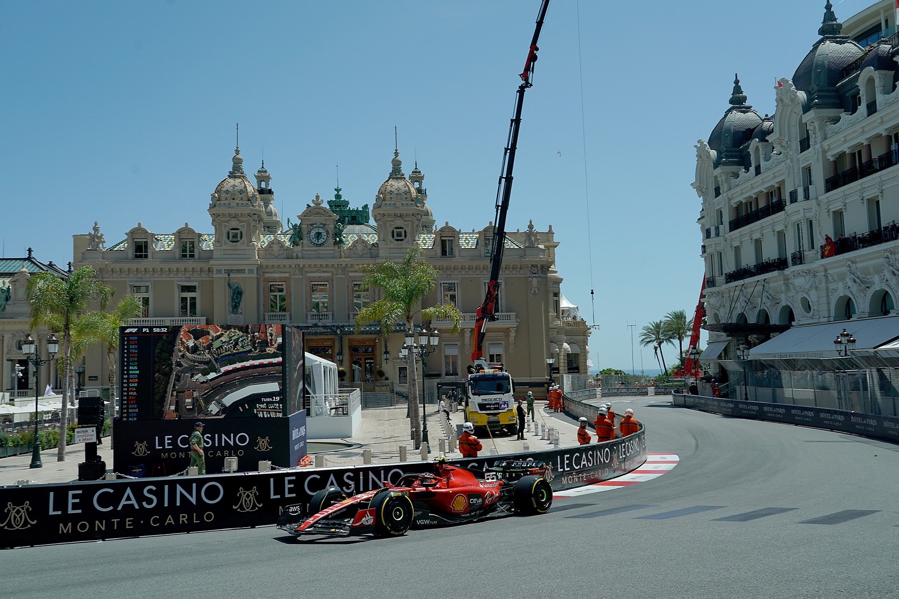 Carlos Sainz, accident la antrenamentele pentru Marele Premiu de la Monaco