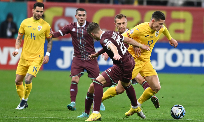 FOTBAL:ROMANIA-BELARUS, PRELIMINARIILE C.E 2024 (28.03.2023)