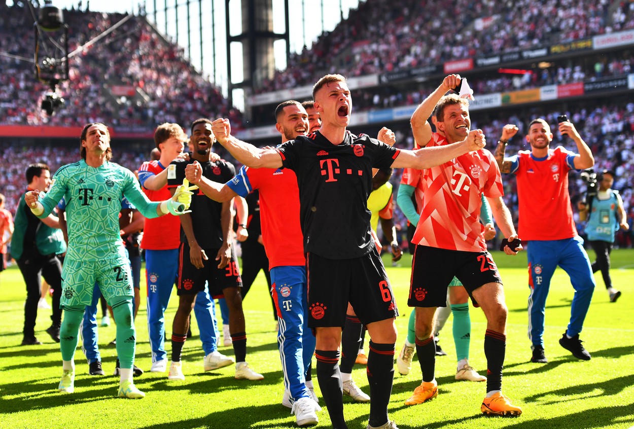 Bayern Munchen, încoronată ”regina Germaniei”! Cum au fost surprinși jucătorii după victoria cu Koln