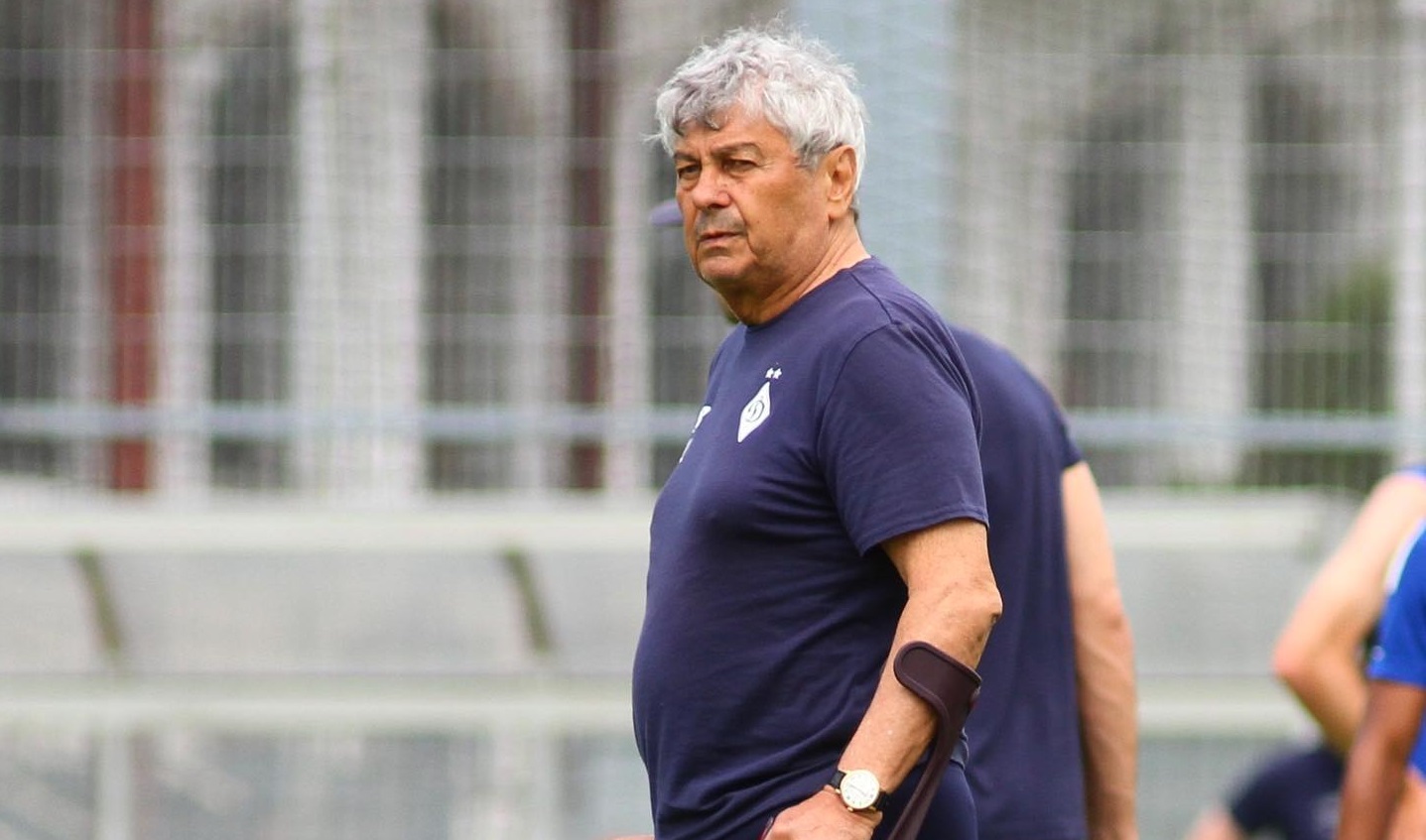 Mircea Lucescu, surprins în cârje la antrenamentele lui Dinamo Kiev