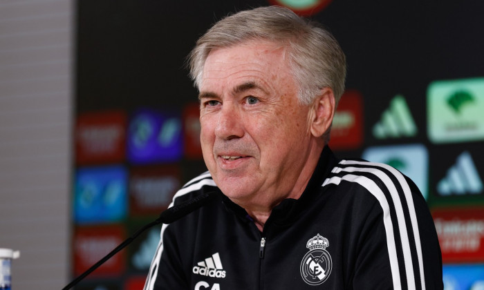 Carlo Ancelotti press conference - Real Madrid training day - La Liga Santander