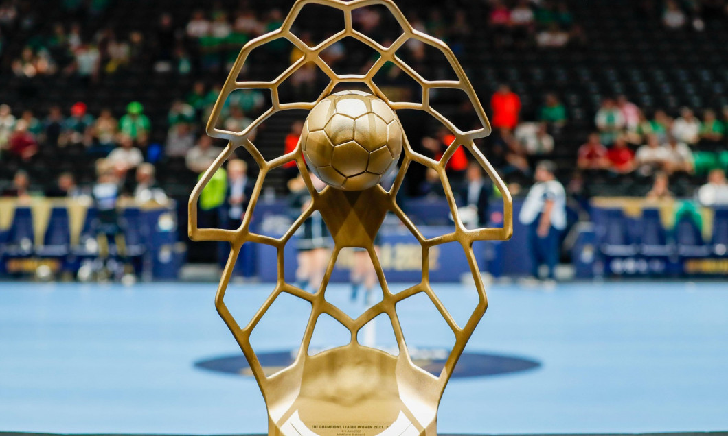 Handball kvinner, Champions League finale Györ - Vipers Kristiansand Budapest, Ungarn 20220605. Champions League trofee