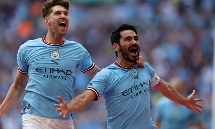 Manchester City v Manchester United - The Emirates FA Cup Final. Football, Wembley Stadium. UK. 3 JUN 2023