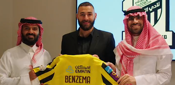 Karim Benzema a fost prezentat la Al-Ittihad și a oferit o reacție de câteva cuvinte