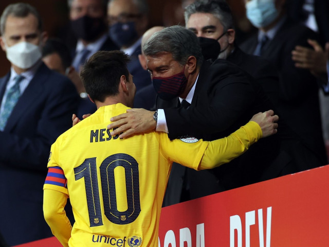 Laporta: Revenirea lui Messi la Barcelona este imposibilă