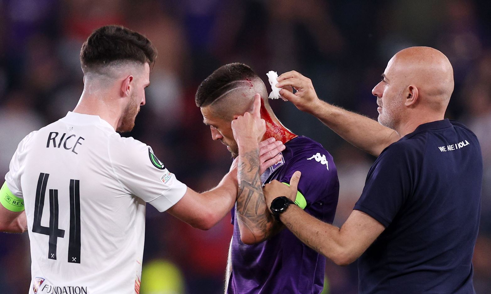 Revoltă după ce Biraghi a fost umplut de sânge! Fiorentina și West Ham au reacționat