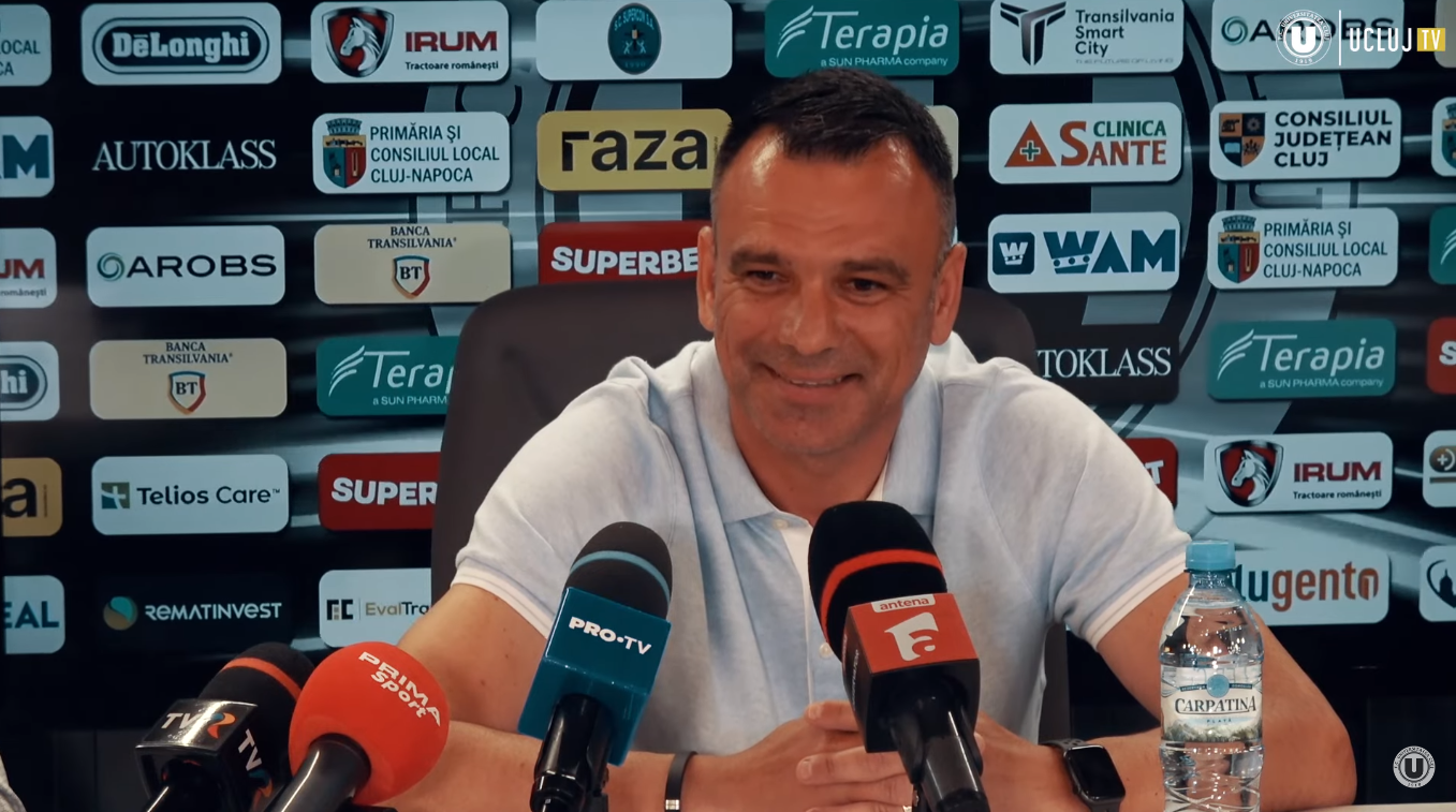 Anton Petrea a dezvăluit obiectivul pe care îl are la U Cluj: ”Bineînțeles că este realizabil!”