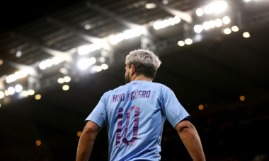 File photo dated 29-01-2020 of Manchester City's Sergio Aguero. Sergio Aguero has announced his retirement at the age of 33, it has been confirmed. Issue date: Wednesday December 15, 2021.
