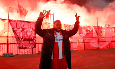 Football Serbian National league derby match Red Star vs Partizan in Belgrade