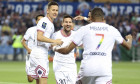 Lionel Messi of PSG celebrates his goal with Ander Herrera (left), Kylian Mbappe during the French championship Ligue 1 football match between Montpellier HSC and Paris Saint-Germain on May 14, 2022 at La Mosson stadium in Montpellier, France - Photo: Jea