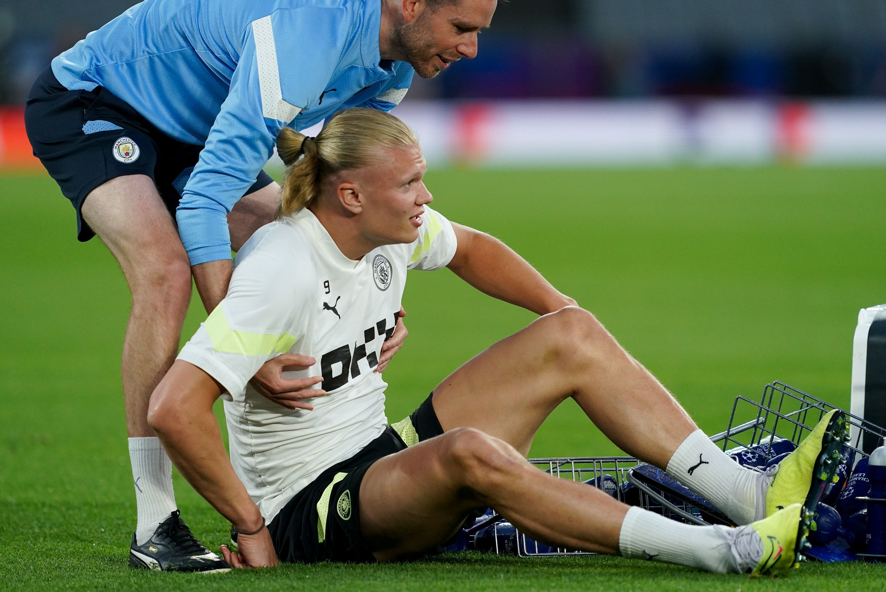 Erling Haaland, la un pas de accidentare înainte de finala Champions League
