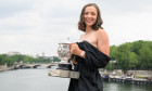 French Open - Iga Swiatek Poses With Her Trophy, Paris, France - 11 Jun 2023