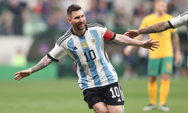 (SP)CHINA BEIJING FOOTBALL INTERNATIONAL INVITATIONAL ARGENTINA VS AUSTRALIA (CN)