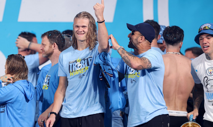 Manchester City Treble Parade, Football, Manchester, UK - 12 Jun 2023