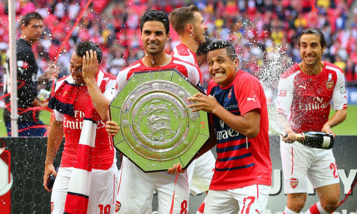 FA Community Shield 2014 Manchester City v Arsenal Wembley Stadium, London, United Kingdom - 10 Aug 2014