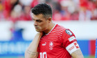 Foto 19.06.2023 Luzern Schweiz. Fussball EM-Qualifikation Schweiz-Rumaenien 2:2 Bild : Granit Xhaka (SUI)