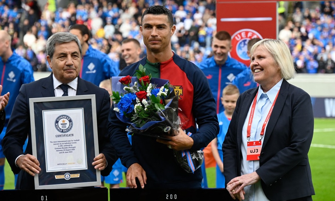 Cristiano Ronaldo a intrat în Cartea Recordurilor