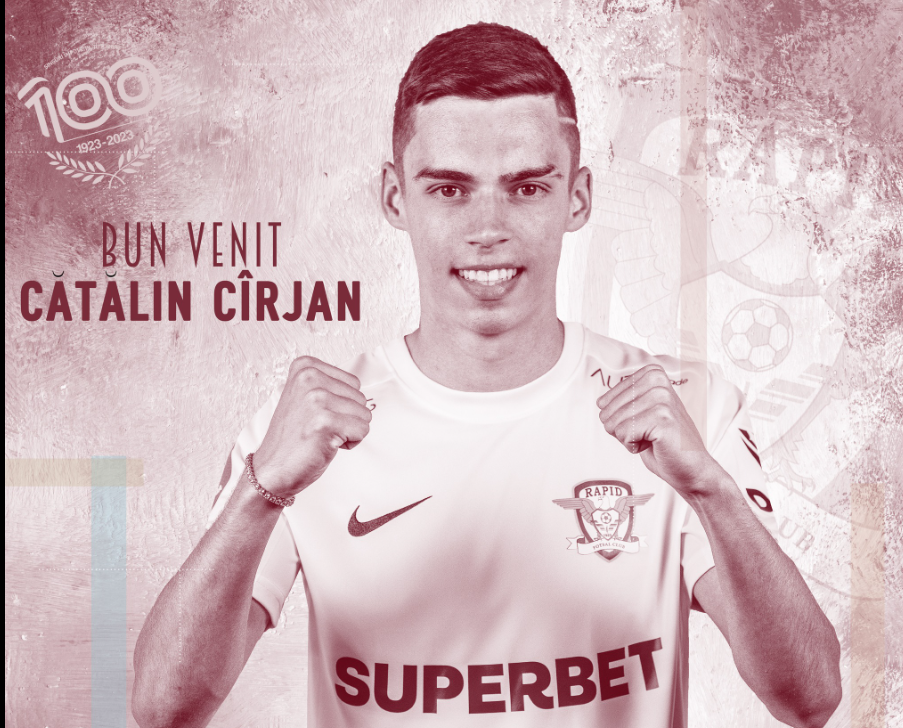 OFICIAL | Rapid l-a transferat pe Cătălin Cîrjan. Primele declarații ale jucătorului