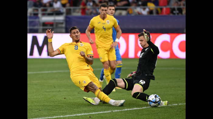 David Miculescu in action during Romania Superliga: A.F.C. News Photo -  Getty Images