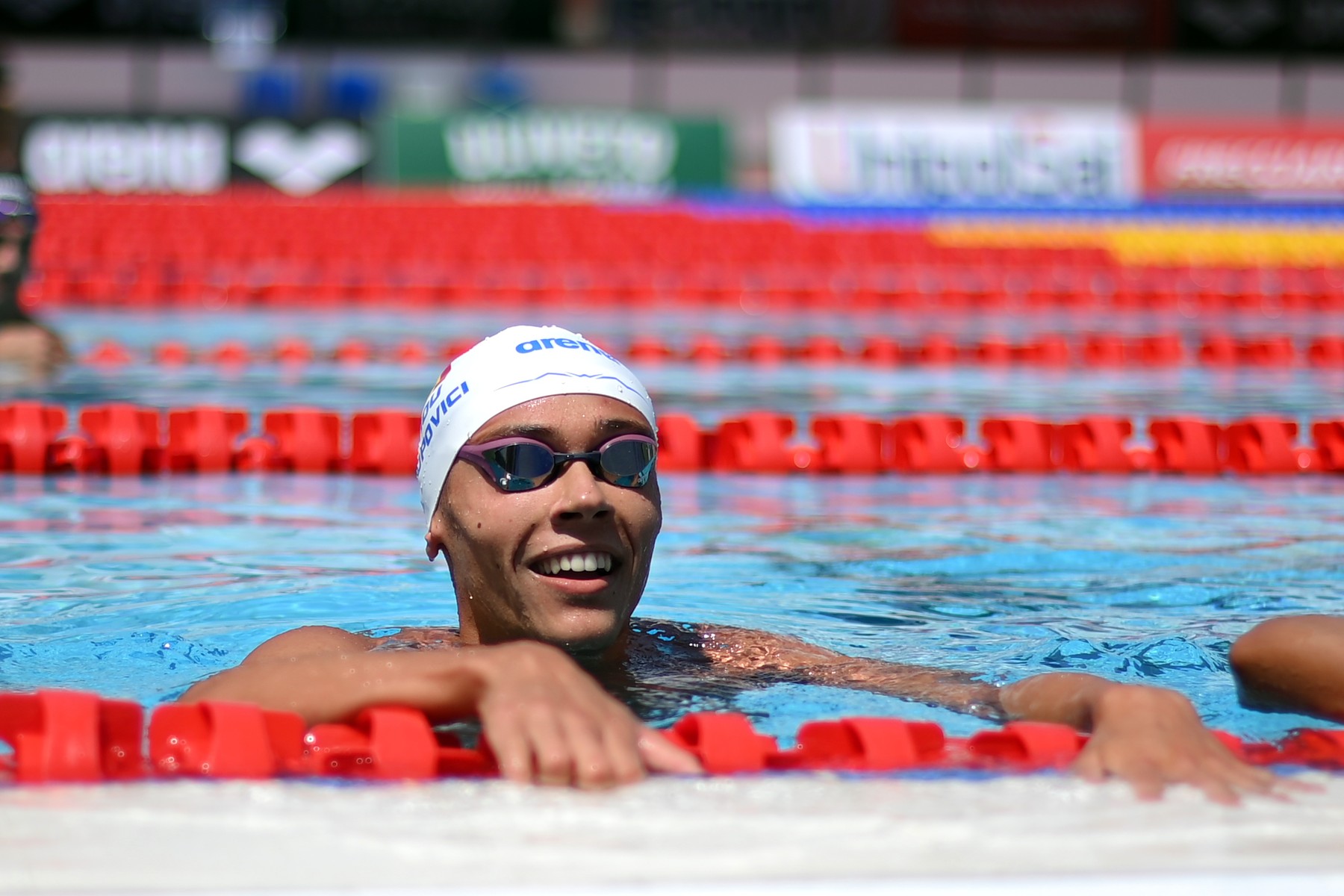 David Popovici, în semifinale la 200 m liber, la Campionatele Mondiale de la Fukuoka