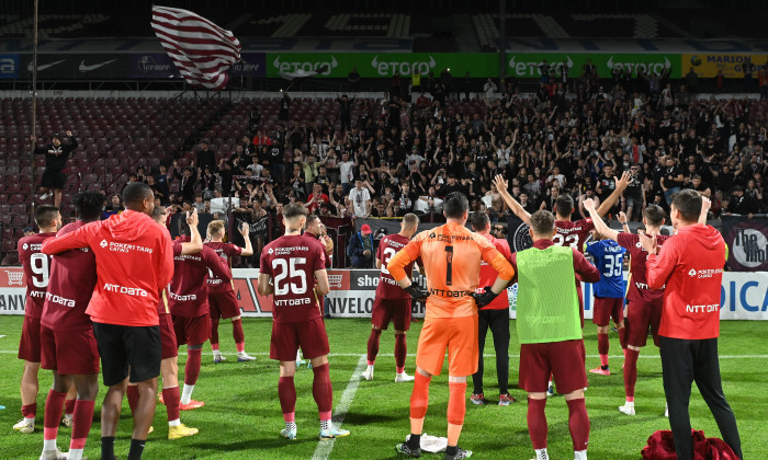 FOTBAL:CFR CLUJ-FC U CRAIOVA, BARAJ UEFA CONFERENCE LEAGUE SUPERLIGA SUPERBET (1.06.2023)