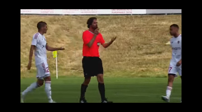Scene fără precedent la amicalul Rakow - Slavia Praga / Foto: captură YouTube @Rakow
