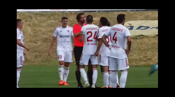 Scene fără precedent la amicalul Rakow - Slavia Praga / Foto: captură YouTube @Rakow