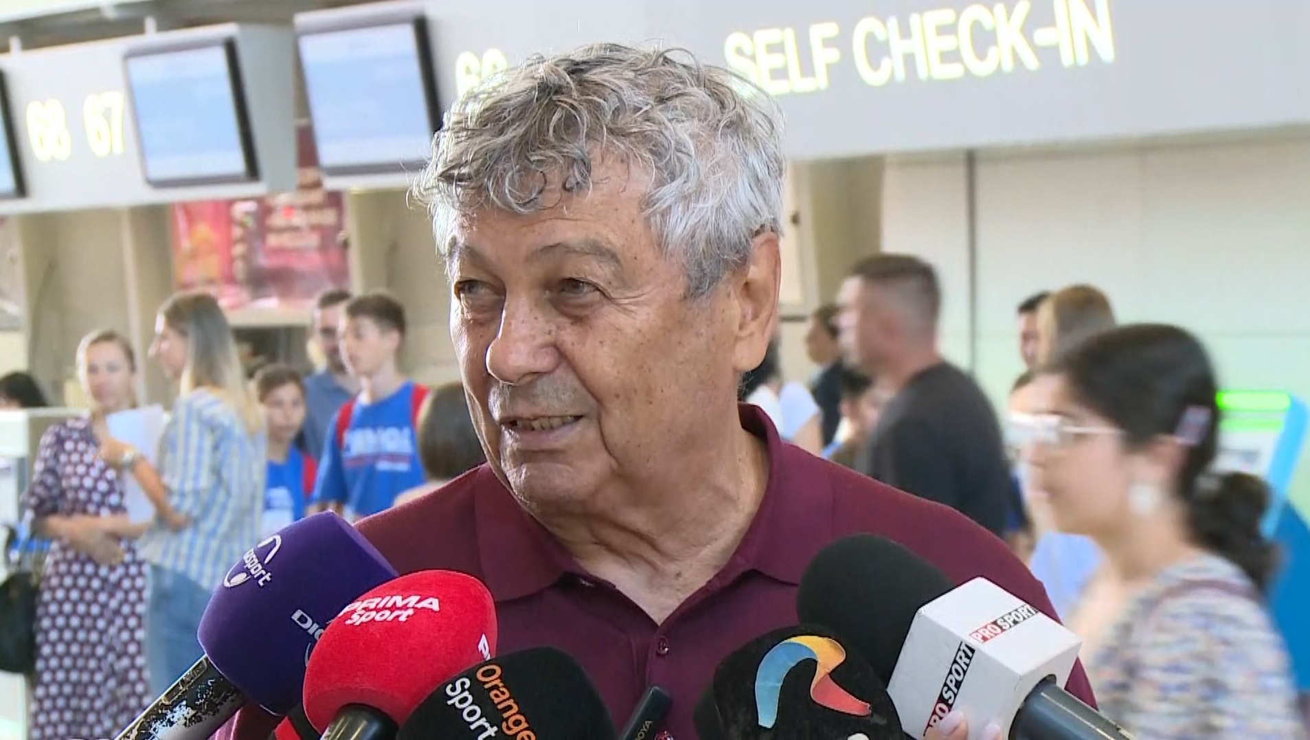 ”L-am felicitat”. Ce spune Mircea Lucescu înaintea amicalului cu formația lui Ovidiu Burcă