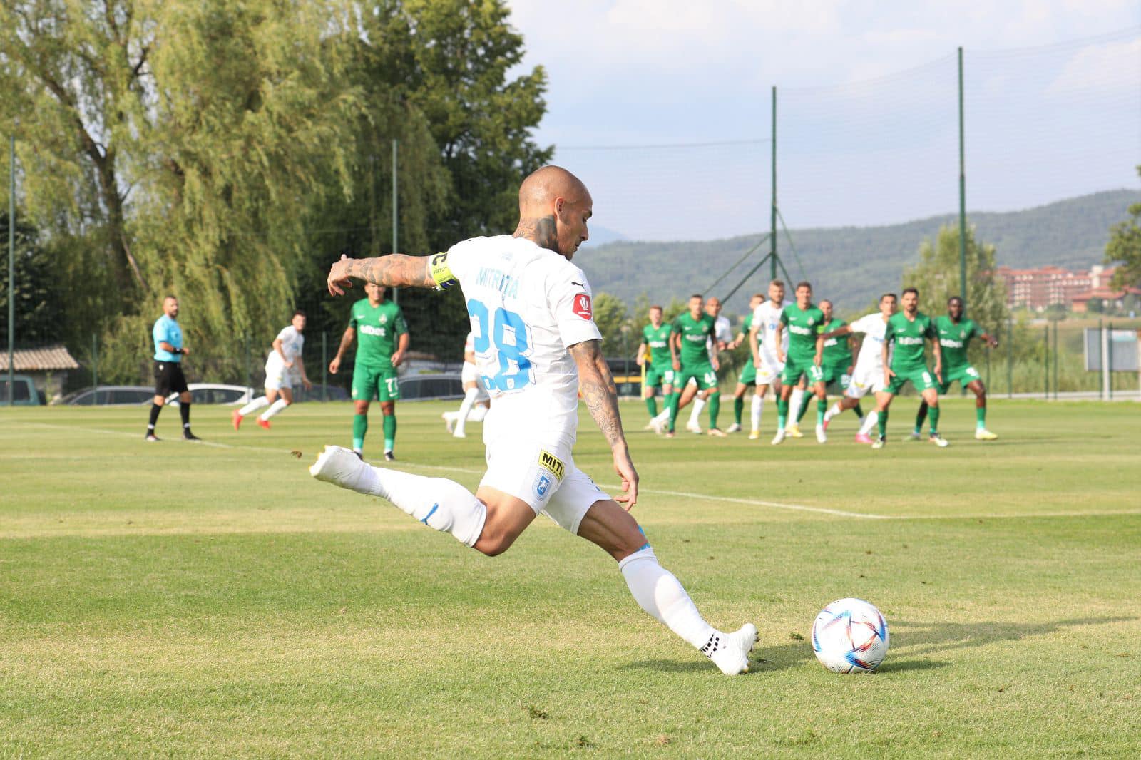 Universitatea Craiova - Slavia Sofia 3-2. Victorie pentru olteni în ultimul amical al verii